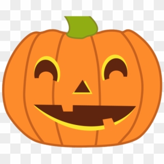 Pumpkin Clip Banner - Cute Halloween Pumpkin Png Transparent Png
