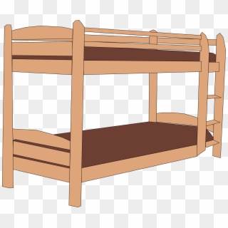 Cartoon Bunk Bed - Bunk Bed Clipart - Png Download