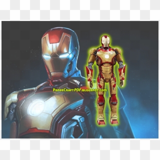 Download Mark Xlii Iron Man Suit Iron Man 3 Papercraft - Iron Man Wallpapers For Windows 10 Clipart