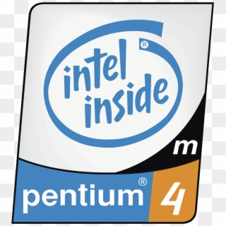 Pentium 4 Processor M Logo Png Transparent - Intel Pentium 4 Processor M Clipart