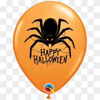 25 Latex Balloons 11" Happy Halloween Spider Design - Globo Latex Es Un Niño Clipart