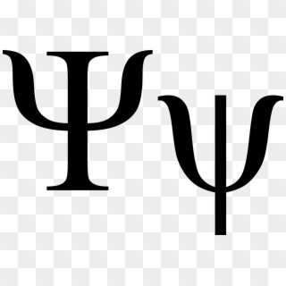Psi Letter Math Greek Symbol Png Image - Psi Grec Clipart