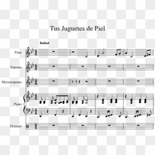 Tus Juguetes De Piel Sheet Music 1 Of 10 Pages - Sheet Music Clipart