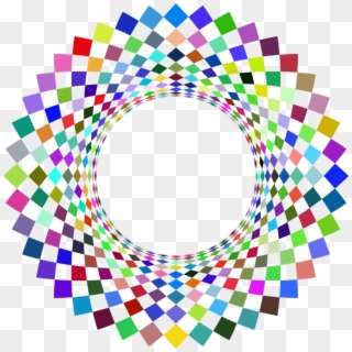 Sacred Geometry Inkadinkado Circles And Dots Clear - Circle With Dots Inside Clipart
