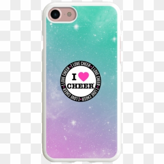 Crystal Mist I Love Cheer® Phone Case - Cheer Phone Case Clipart
