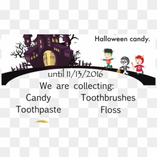 Halloween Candy Donation Flyer Clipart
