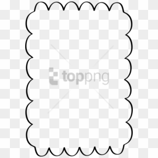 Free Png Line Borders Png Png Image With Transparent - Scalloped Border Clip Art