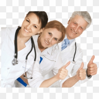 Rukuni Na Likitoci Suna Tsaye Tsaye A Sama - Doctor Con Pulgar Arriba Png Clipart