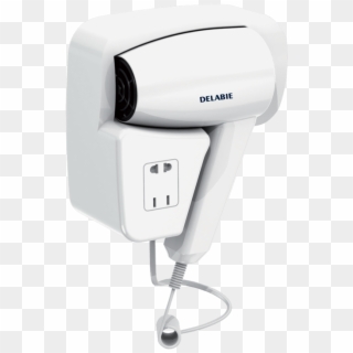 Wall-mounted Hair Dryer With Shaver Socket - Hair Dryer Clipart