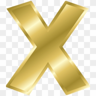Letter X Capital Letter Alphabet Png Image - Gold Letter X Png Clipart