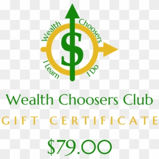 Wealth Choosers Club Gift Certificate - Graphic Design Clipart