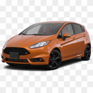 Ford Fiesta St Orange 2019 Clipart