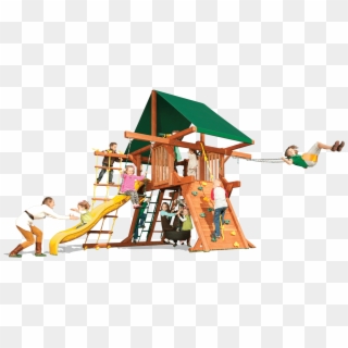 Outback 5' W/ Double Swing Arm - Outdoor Playset Clipart