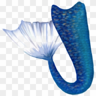 #mermaidtail #fishtail #tail #mermaid #siren #sirena - Blue Mermaid Tail Png Clipart