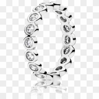 Alluring Brilliant Stackable Ring, Clear Cz - Alluring Brilliant Ring Pandora Clipart