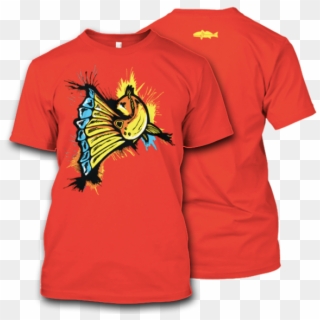 Fish Tail - Active Shirt Clipart