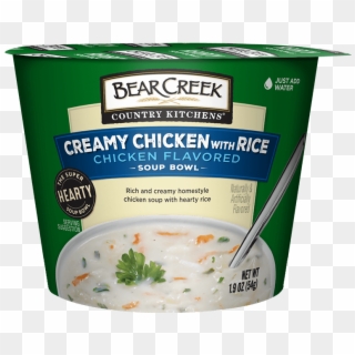Creamy Chicken With Rice Soup Bowl - Bear Creek Soup Cup Clipart
