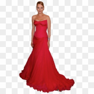 Uma Thurman Red Dress Png - Vestido Rojo Png Clipart