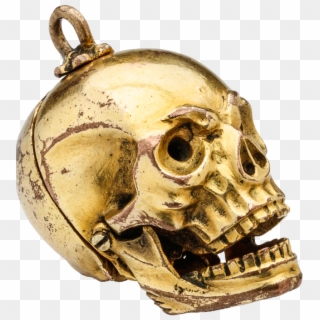 Memento Mori Skull Pendant - Locket Clipart