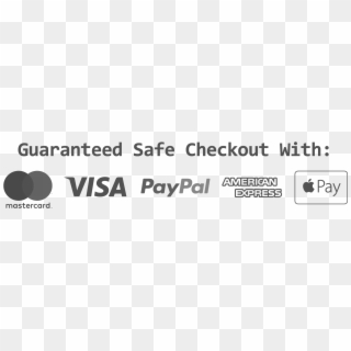 Trust Badges - Guaranteed Safe Checkout Badge Black Clipart