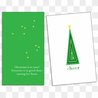 Christmas Card Template - Triangle Clipart