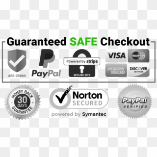 Safe Checkout - Guaranteed Safe Checkout Badge Clipart
