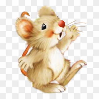 Sapos & Ratos Hamsters, Mouse Illustration, Cute Animal - Мышка Рисунок Пнг Clipart