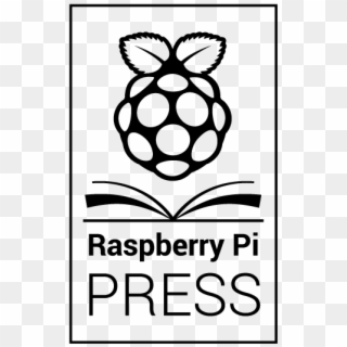 Raspberry Pi Press Mark Black Box - Raspberry Pi Logo Black And White Clipart