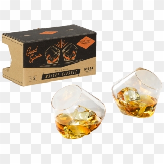 Gentleman's Hardware Rocking Whisky Glasses - Gentlemen's Hardware Whiskey Glasses Clipart
