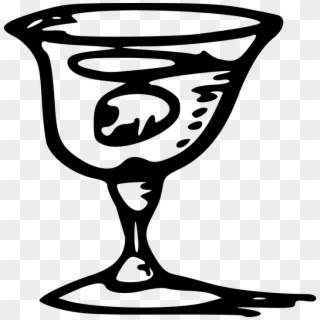 Martini Glass Goblet Wine Alcohol Party Beverage - Wine Glass Clip Art - Png Download
