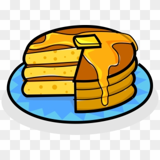 Vector Illustration Of Stack Of Breakfast Pancakes - Pancake Clip Art - Png Download