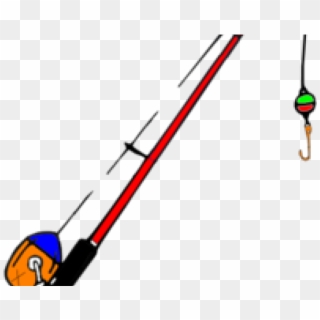 Fishing Pole Clipart Camping - Fishing Rod - Png Download