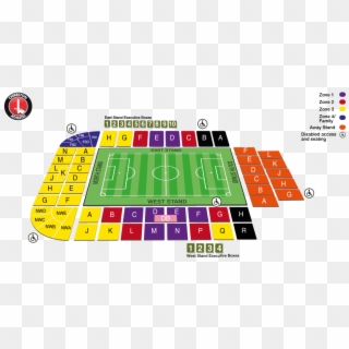 Full - Charlton Athletic Seating Plan Clipart