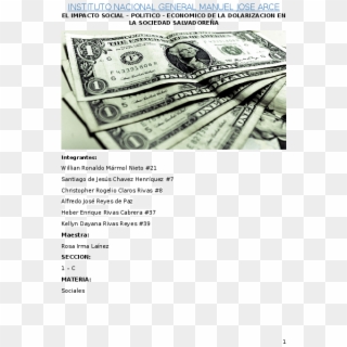 Docx - United States Dollar Clipart
