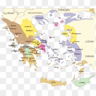 This Is A Map Of Ancient Greece - Black And White Greece Map Clipart