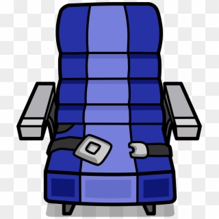 Cp Air Seat Sprite 005 - Seat On Plane Clipart - Png Download