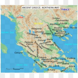 What Is "macedonia" - Epidamnus Ancient Greece Map Clipart