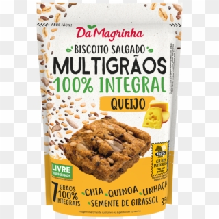 Snack Multigrãos Sabor Queijo 100% Integral - Chocolate Chip Cookie Clipart