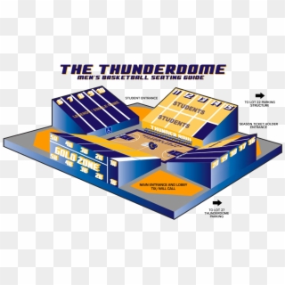 Men's Basketball Seating Guide - Ucsb Thunderdome Seating Chart Clipart