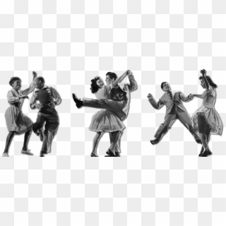 Lindy Hop Is A Swing Dance From 1930's Harlem, New - Swing Dans Clipart