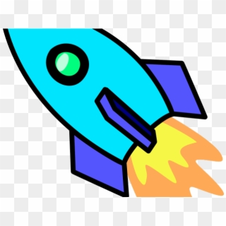 Flames Clipart Rocket Thruster - Spaceship Clipart - Png Download