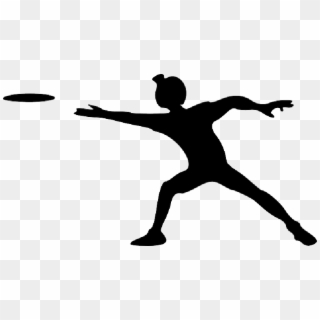 Stick, Man, Silhouette, Figure, Golf, Person, Cartoon - Clip Art Ultimate Frisbee - Png Download