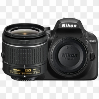 Nikon D3400 With Af P 18 55mm Dx Vr Lens - Nikon D3400 Kit 18 55 Clipart