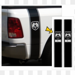*dodge Dakota Truck Vertical Bed Stripes - Dacia Pick-up Clipart