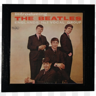 Album Frame In Black Finish - Beatles Introducing The Beatles Clipart
