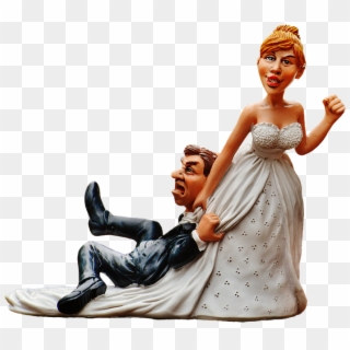 Bride And Groom Bride Groom Figures To Force White - Bride Groom Funny Png Clipart