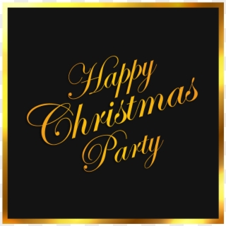 Gold Frame Christmas Png Images - Calligraphy Clipart