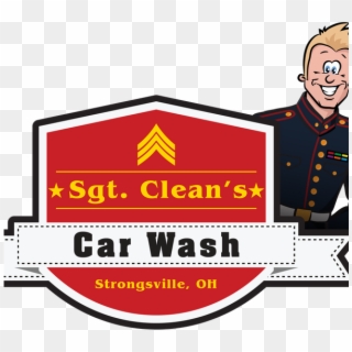 Clean's Car Wash , Png Download - Sgt Clean's Car Wash Logo Clipart