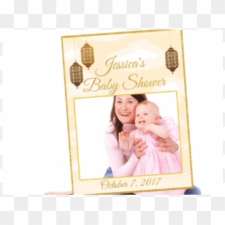 Large Custom Lamp Baby Shower Photo Booth Frame Moroccan - Picture Frame Clipart
