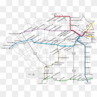 Un Mapa De Las Actuales Líneas Del Metro Y Proyectos - Metro Lax Clipart